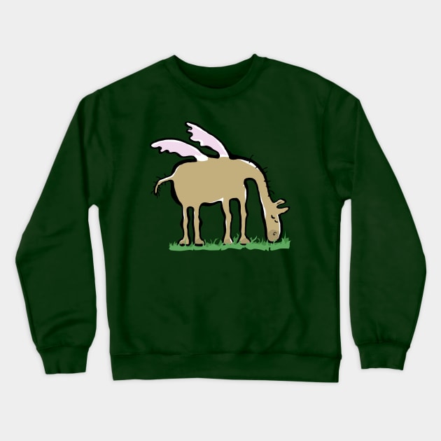 pegasus Crewneck Sweatshirt by greendeer